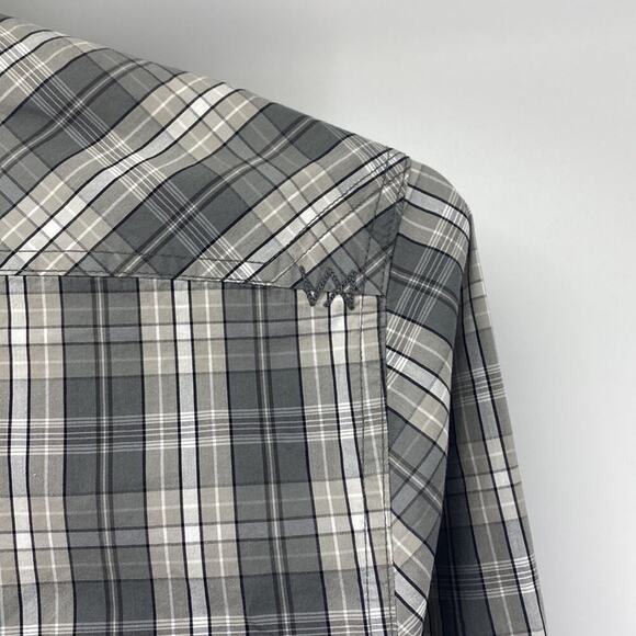 5.11 Tactical Storm Gray Covert Flex Long Sleeve snap button down - Picture 7 of 8